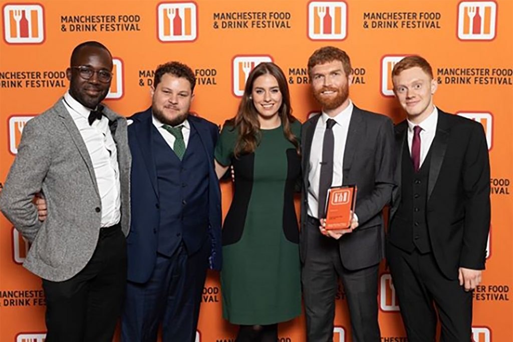 Best Restaurant Front of House Team awarded to Hawksmoor Manchester