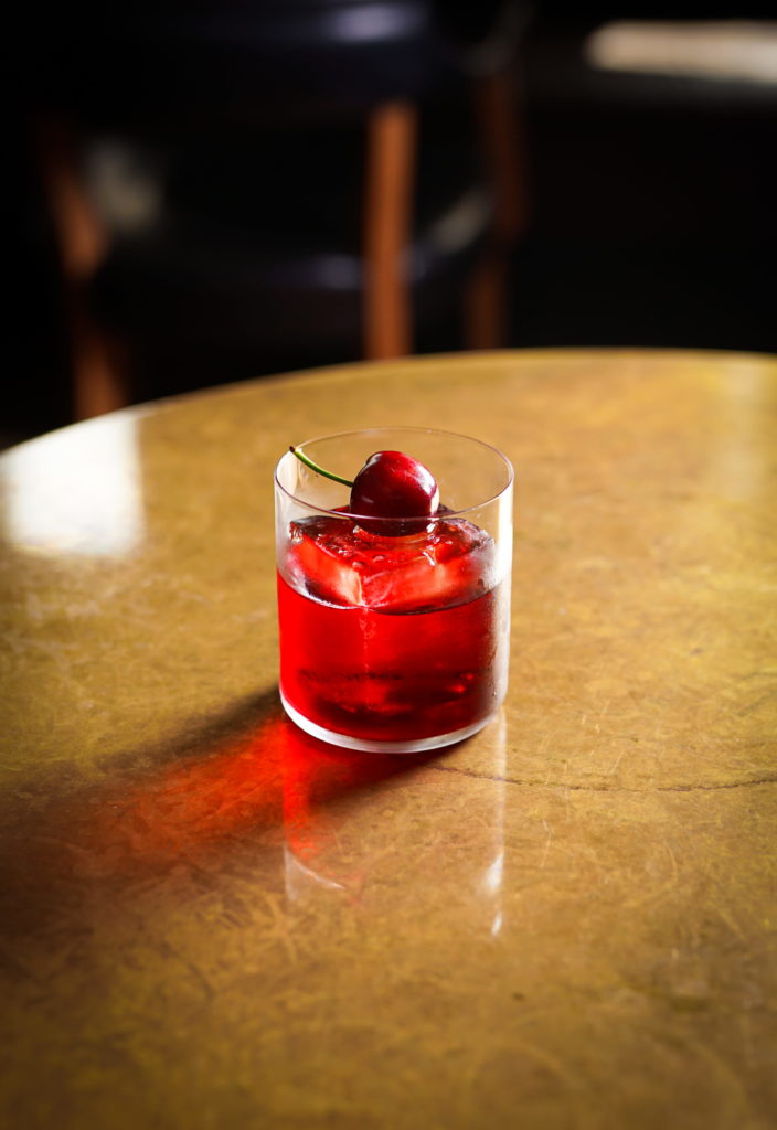 Cocktails 6 SPur Cherry Negroni cocktail